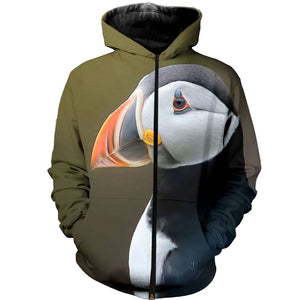 3D All Over Printed Puffin Shirts And Shorts DT151213