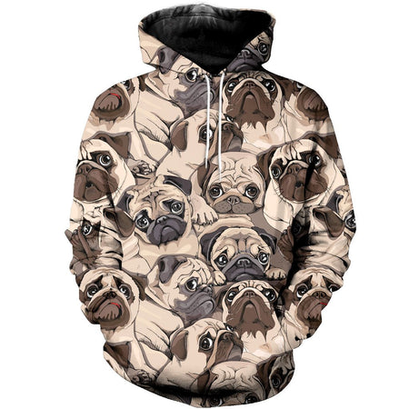 3D All Over Printed Pug Shirts And Shorts DT31071903