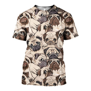 3D All Over Printed Pug Shirts And Shorts DT31071903