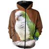 3D All Over Printed Quaker Parrot Shirts And Shorts DT16071902