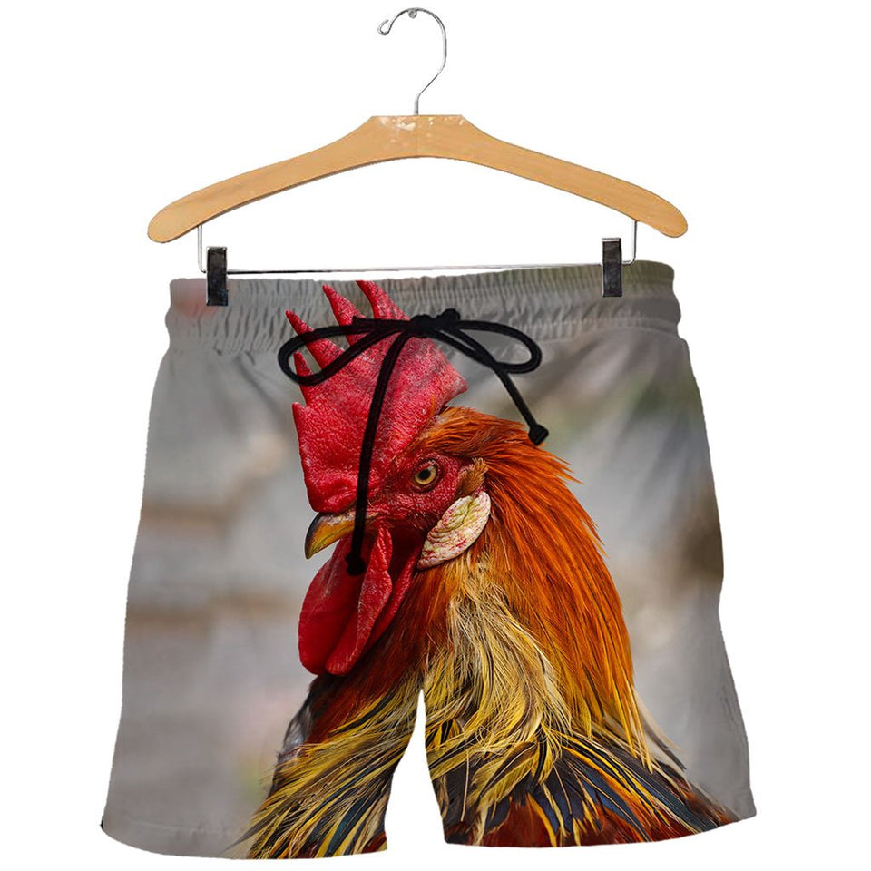 3D All Over Printed Rooster Shirts And Shorts DT151207