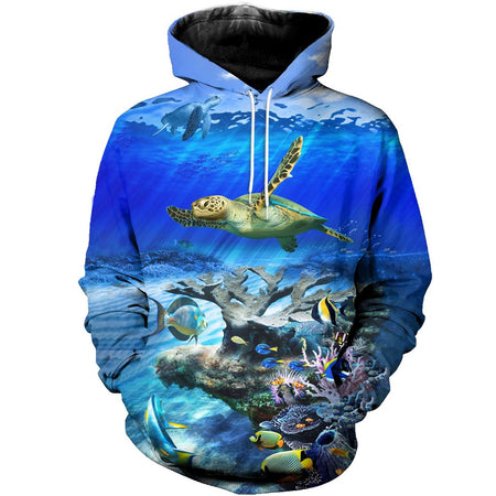 3D All Over Printed Sea Turtle Shirts And Shorts DT051205