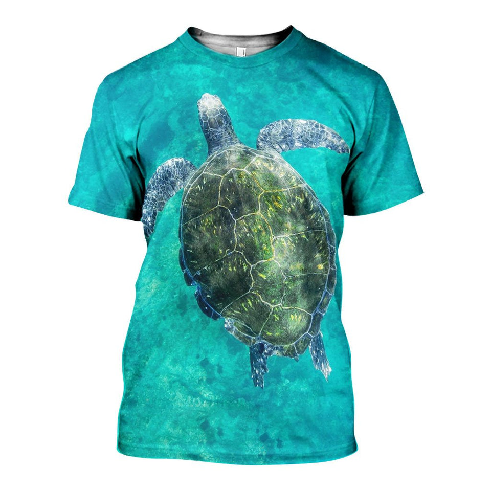 3D All Over Printed Sea Turtle Shirts And Shorts DT101202
