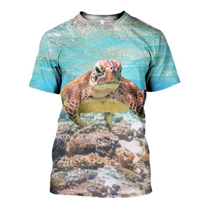3D All Over Printed Sea Turtle Shirts And Shorts DT051201