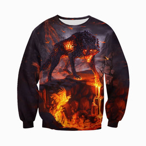 3D All Over Printed Wolf Shirts And Shorts DT19031903