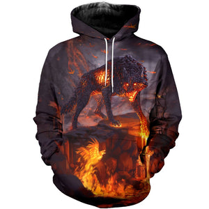 3D All Over Printed Wolf Shirts And Shorts DT19031903