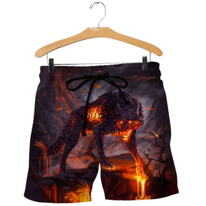 3D All Over Printed Wolf Shirts And Shorts DT19031903