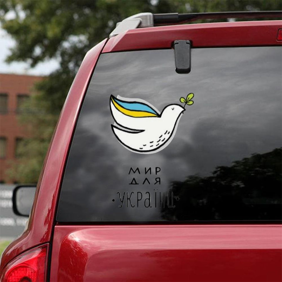 Flag Ukraine Sticker Car Vinyl Decal Sticker