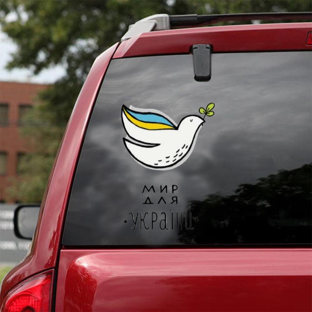 Flag Ukraine Sticker Car Vinyl Decal Sticker