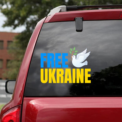 Free Ukraine Sticker Car Vinyl Decal Sticker