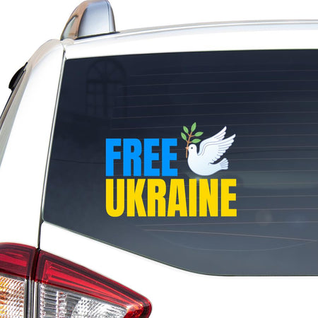 Free Ukraine Sticker Car Vinyl Decal Sticker
