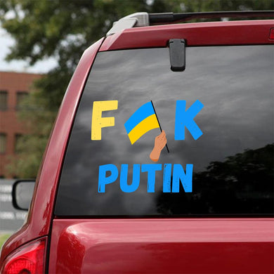 Fuck Putin Put InNo War More Peace Sticker Car Vinyl Decal Sticker