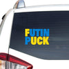 Funny Puck Futin Meme I Stand With Ukraine Peace Love Ukraine Car Vinyl Decal Sticker