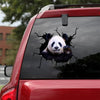 [sk1722-snf-tnt]-giant-panda-crack-car-sticker-animals-lover