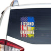 Gift Ukrainian Lover I Stand With Ukraine Peace Love Ukraine Car Vinyl Decal Sticker