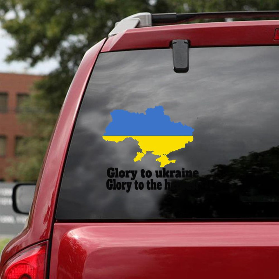 Glory to ukraine Glory to the heroes Essential T-Shirt Car Vinyl Decal Sticker