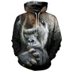 3D Printed Gorilla Hoodie T-shirt DT091201