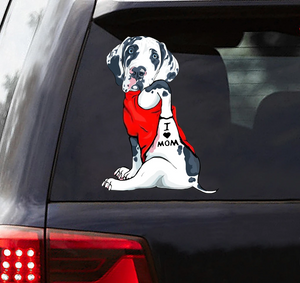 [th0730-snf-ptd]-great-dane-crack-car-sticker-dogs-lover