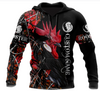 King Rooster Customize 3D All Over Printed Unisex Hoodie 5