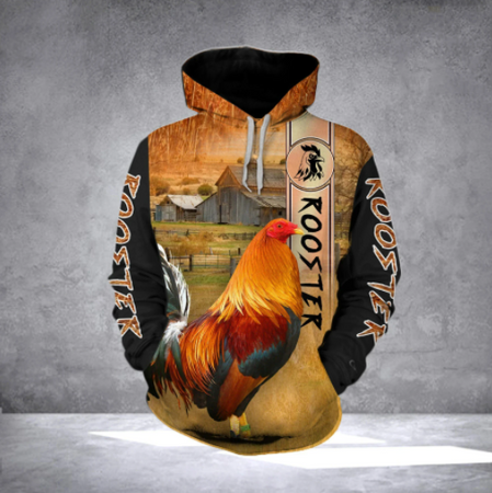 Premium Rooster 3D All Over Printed Unisex 21