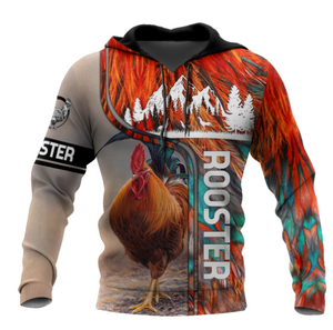 Premium Rooster 3D All Over Printed Unisex 32