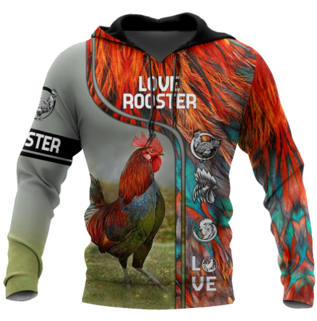 Premium Rooster 3D All Over Printed Unisex 23