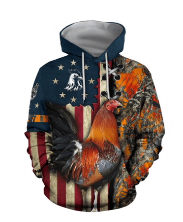 Premium Rooster 3D All Over Printed Unisex 24