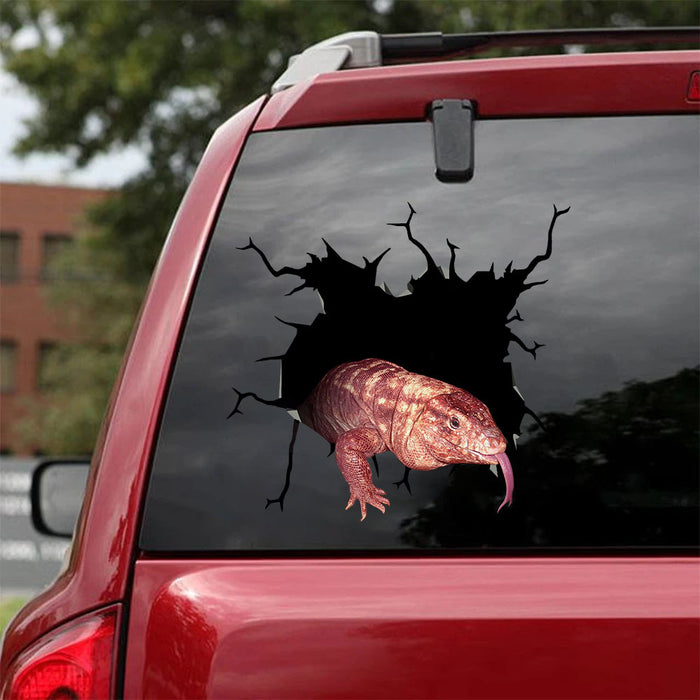 [ha0167-snf-tpa]-tegu-crack-car-sticker-animals-lover