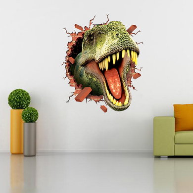 [ha0227-snf-ptd]-dinosaur-crack-wall-decal