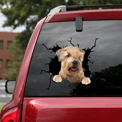 [ha0240-snf-tnt]-soft-coated-wheaten-terrier-crack-car-sticker-dogs-lover