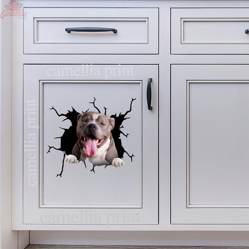 American Bully Crack Decal Items Cool Custom Wall Stickers Gifts For Cat Lovers