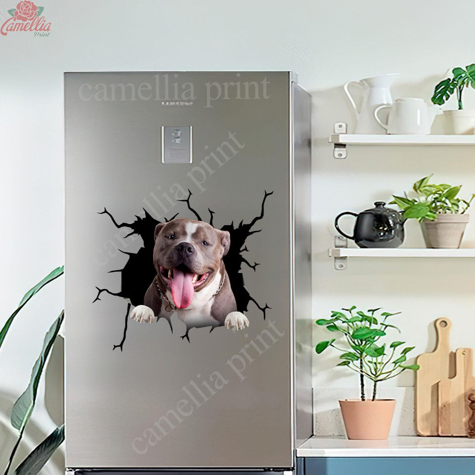 American Bully Crack Decal Items Cool Custom Wall Stickers Gifts For Cat Lovers
