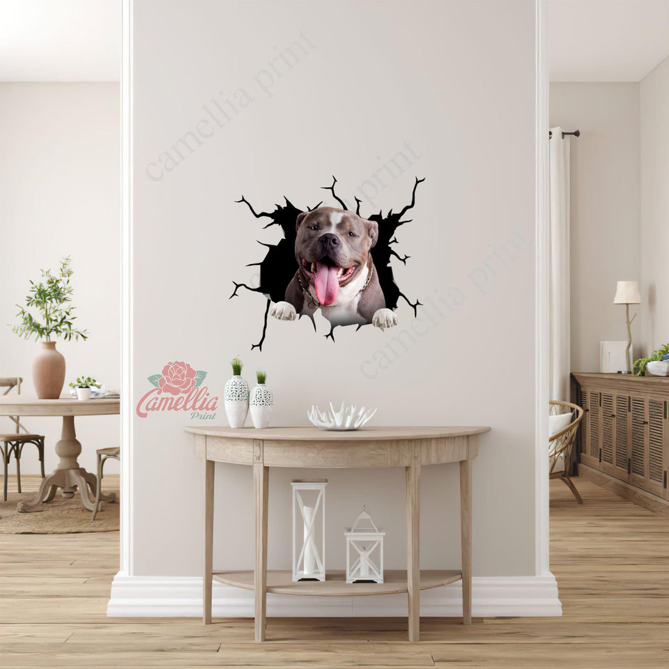 American Bully Crack Decal Items Cool Custom Wall Stickers Gifts For Cat Lovers