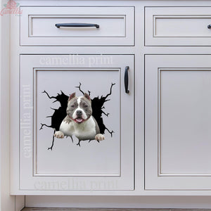American Bully Crack Decal For Wall Funny Pictures Custom Stickers Mother's Day Gift Ideas