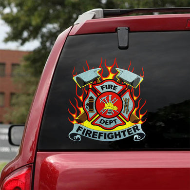 [ha0274-snf-ptd]-firefighter-car-sticker
