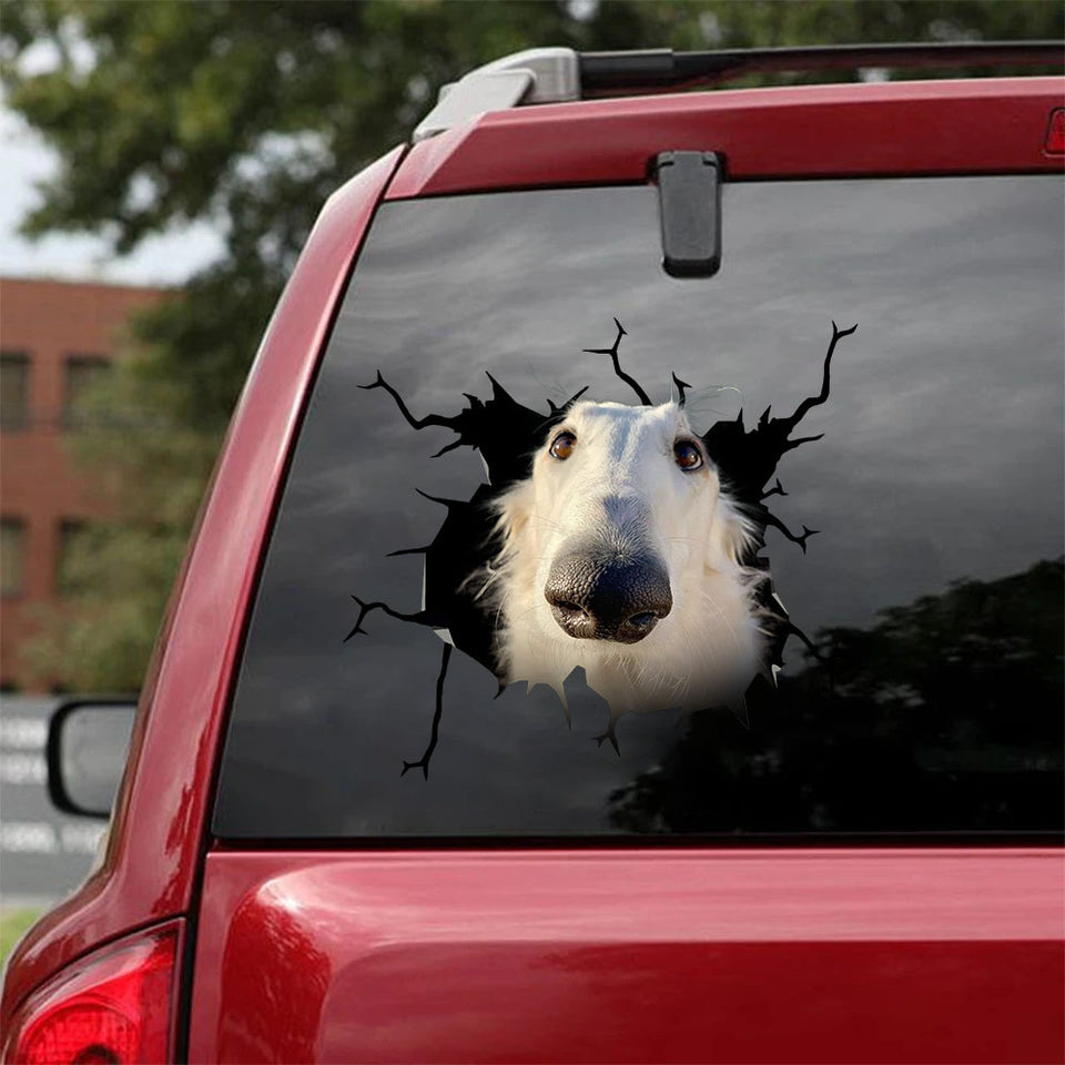 [ha0371-snf-tpa]-borzoi-crack-car-sticker-dogs-lover