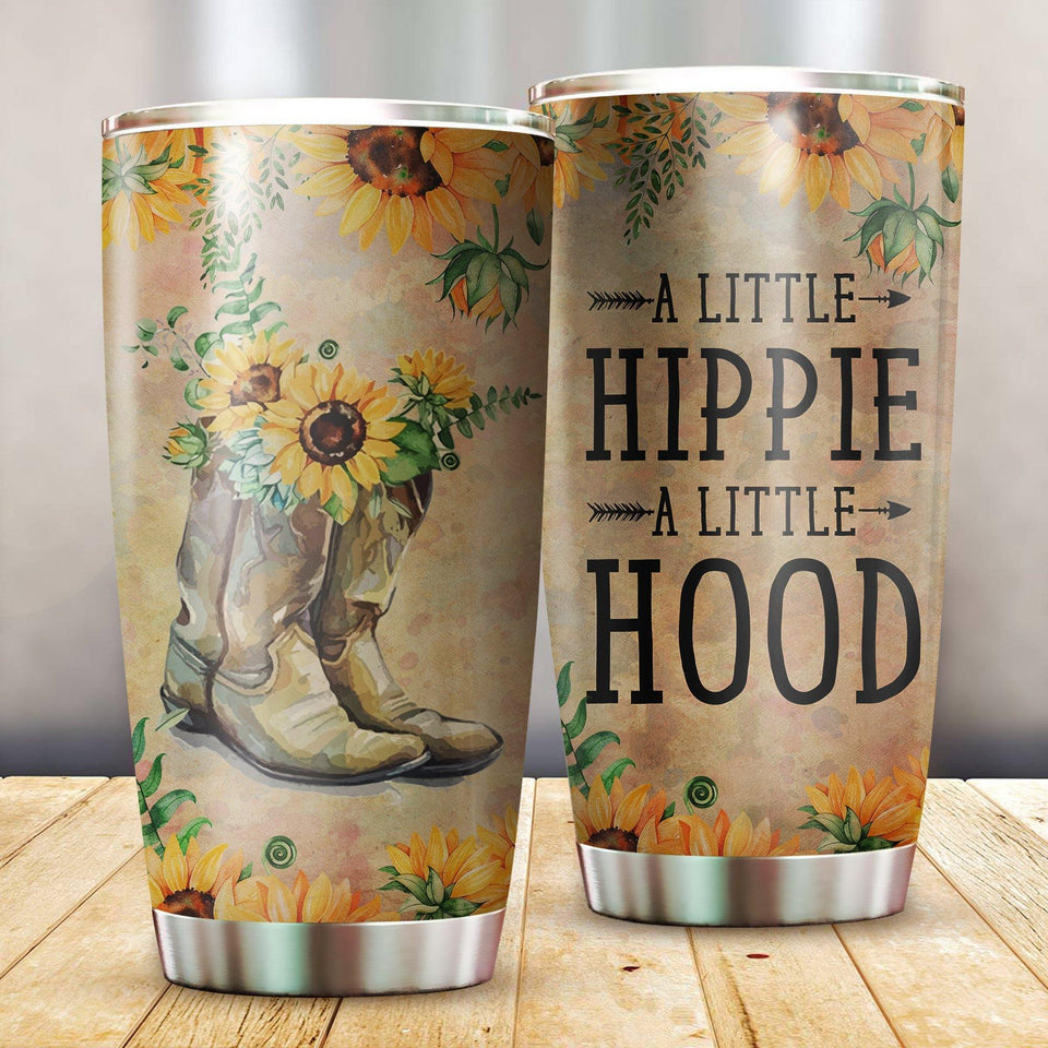 A Little Hippie Tumbler Cup
