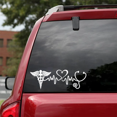 Health Care and Nursing Sticker [sk0108-snf-hnd] - Camellia Print