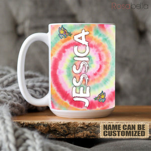 Custom Cups Hippie Coffee Mugs Peace Pigeon Mug All Over Print HLZ2512004 | 11oz