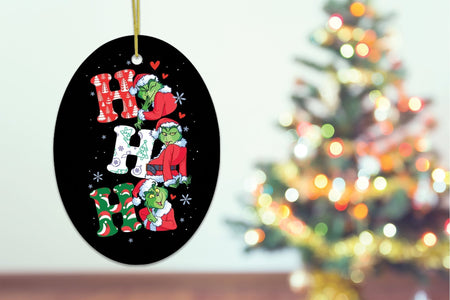 Ho Ho Ho Christmas Ornament