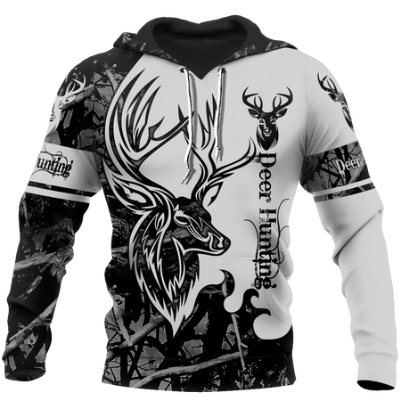 DEER HUNTING HARVEST MOON CAMO 3D ALL OVER PRINTED SHIRTS FOR MEN AND WOMEN JJ051201 PL