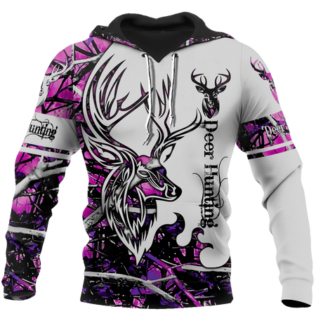 DEER HUNTING MUDDY GIRL CAMO 3D ALL OVER PRINTED SHIRTS FOR MEN AND WOMEN JJ051202 PL