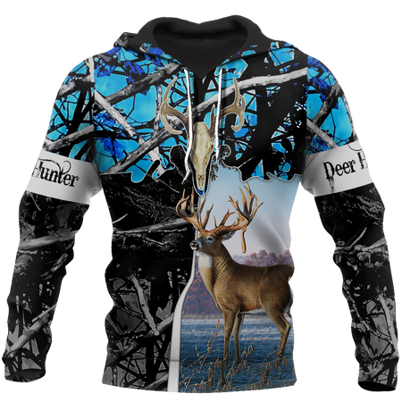 Beutiful deer hunting camo 3D all over printed shirts for man and women JJ221202 PL