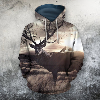 3D All Over Print Wild Of The Deer Hoodie