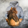 3D All Over Print Animals Horse Hoodie