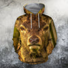 3D All Over Print Deer Hunter Hoodie