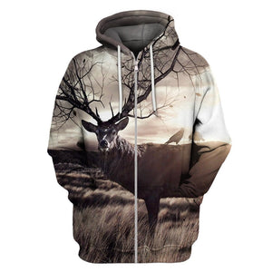 3D All Over Print Wild Of The Deer Hoodie