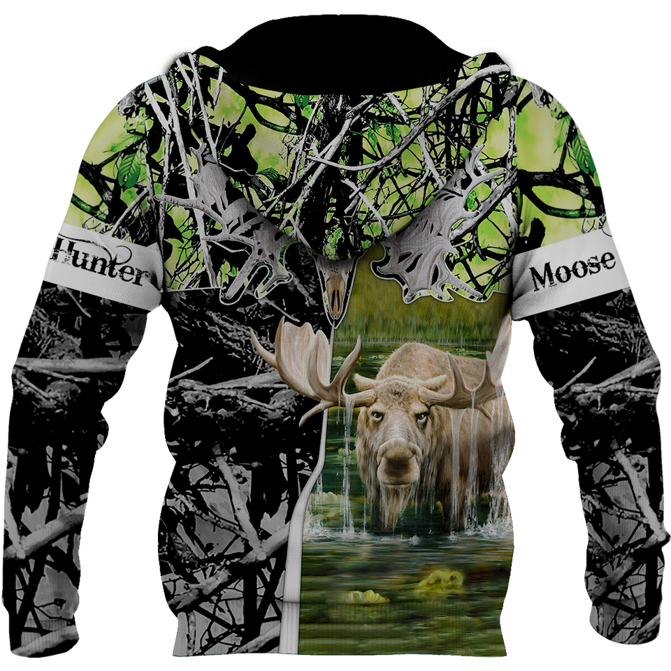 Beutiful moose hunting camo 3D all over printed shirts for man and women JJ161202 PL