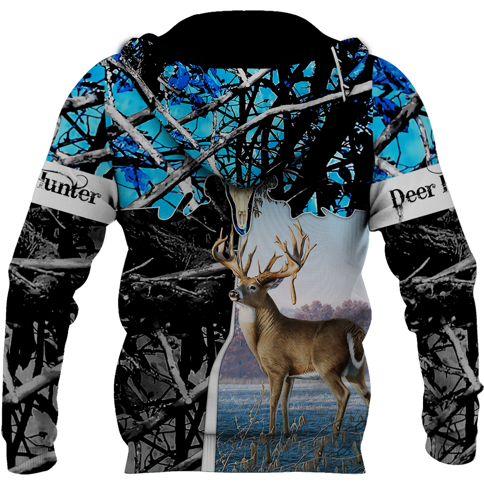 Beutiful deer hunting camo 3D all over printed shirts for man and women JJ221202 PL