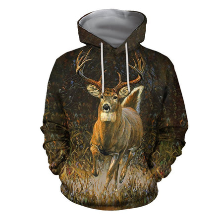 3D All Over Printed White-tailed deer Clothes